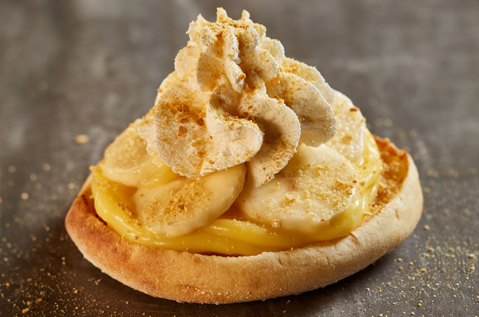 Banana Cream English Muffin